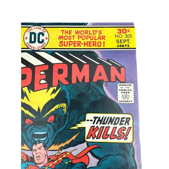 DC Comics Superman Comic No. 303 September 1976 Edition Vintage Collectible - Picture 2 of 4